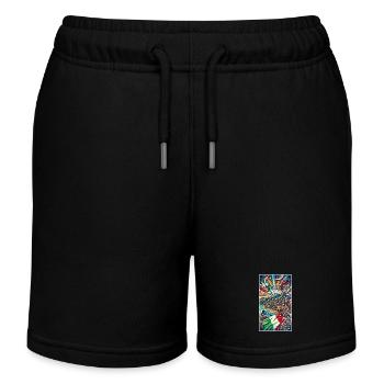 Design de voyage en Sicile et en Italie - Short de jogging enfant bio Stanley/Stella - noir - Devant