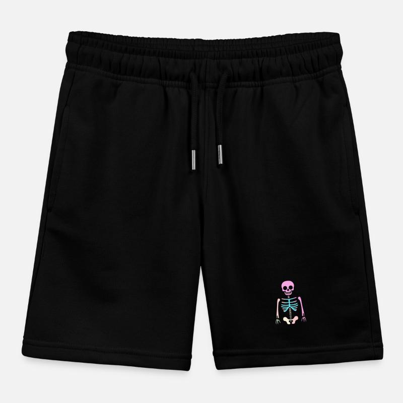 Skelett Halloween Comic Kinder Organic Joggingshorts Mini Bolter von Stanley/Stella