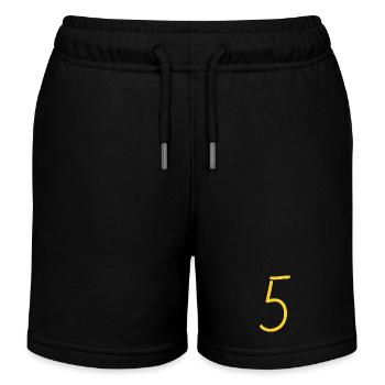 5 - Short de jogging enfant bio Stanley/Stella - noir - Devant
