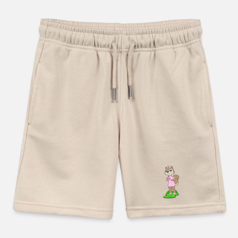 Eichhörnchen Geburtstag Krankenschwester Kinder Organic Joggingshorts Mini Bolter von Stanley/Stella