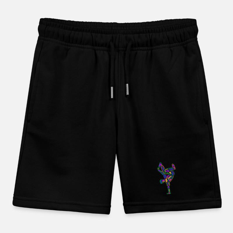 Breakdancer Breakdancer Breakdance Boys Colorés Breakdance Short de jogging enfant bio Stanley/Stella