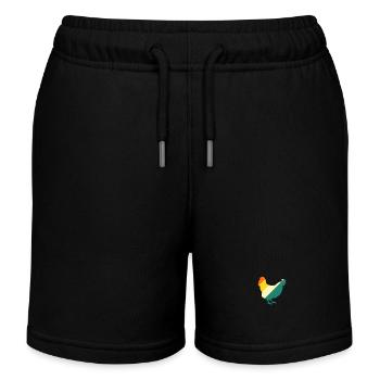 Poules Poule - Short de jogging enfant bio Stanley/Stella - noir - Devant