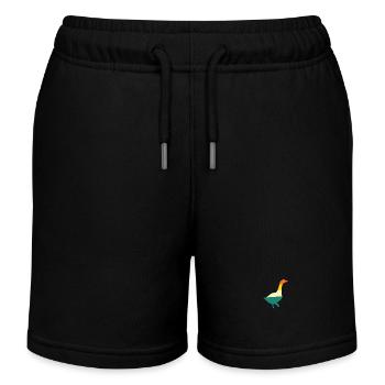 Oie - Short de jogging enfant bio Stanley/Stella - noir - Devant