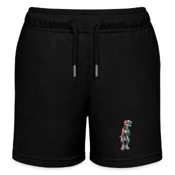 T-Rex - Kinder Organic Joggingshorts Mini Bolter von Stanley/Stella - Schwarz - Vorne