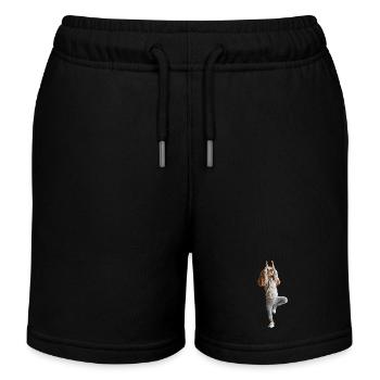 Cocker Spaniel - Kinder Organic Joggingshorts Mini Bolter von Stanley/Stella - Schwarz - Vorne