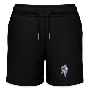 Hippopotamus Gant de baseball - Short de jogging enfant bio Stanley/Stella - noir - Devant