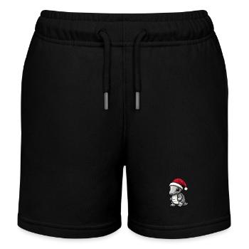 Tatou, Noël, Mignon - Short de jogging enfant bio Stanley/Stella - noir - Devant