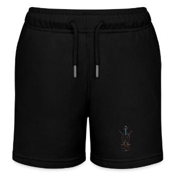 Violon - Short de jogging enfant bio Stanley/Stella - noir - Devant