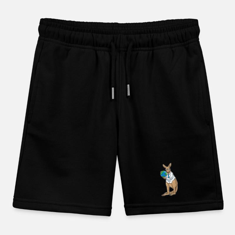 Känguru Geschichte Lehrer Schule Kinder Organic Joggingshorts Mini Bolter von Stanley/Stella