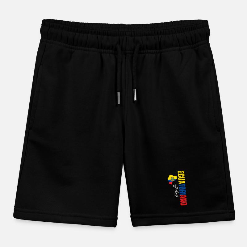 Orgueil équatoryen, design vertical Short de jogging enfant bio Stanley/Stella