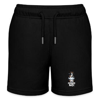Before You Ask Australian Shepherd Aussie Aussies - Kids Organic Sweat Shorts by Stanley/Stella - black - Front
