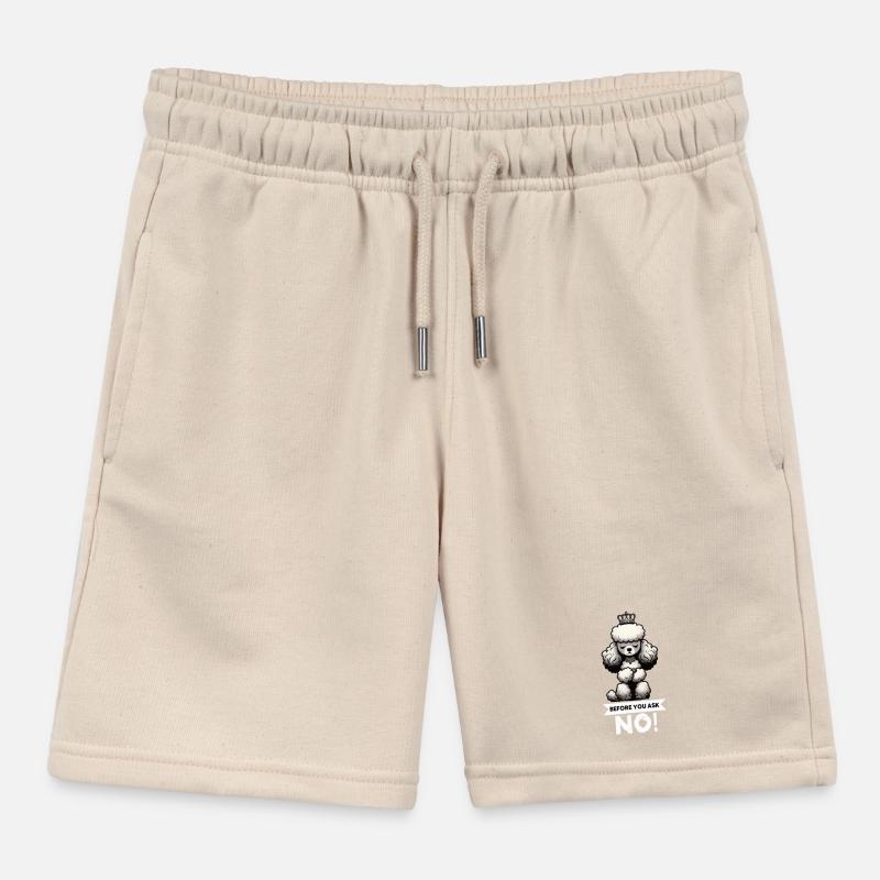 Avant de demander Caniche Caniche Propriétaire de Caniche Caniche Short de jogging enfant bio Stanley/Stella