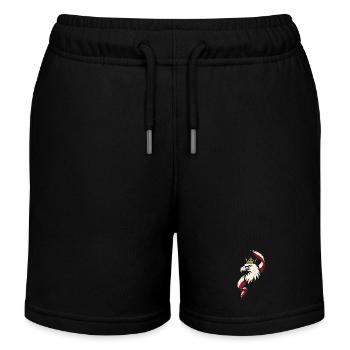 Polnische Adlerkrone - Kinder Organic Joggingshorts Mini Bolter von Stanley/Stella - Schwarz - Vorne