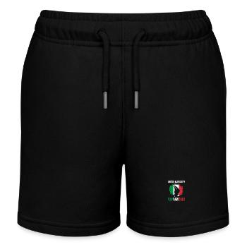 Italien Italiener Vaffanculo - Kinder Organic Joggingshorts Mini Bolter von Stanley/Stella - Schwarz - Vorne