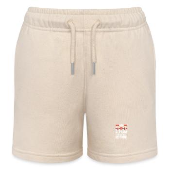 Georgian Georgia - Kids Organic Sweat Shorts by Stanley/Stella - soft Ecru - Front