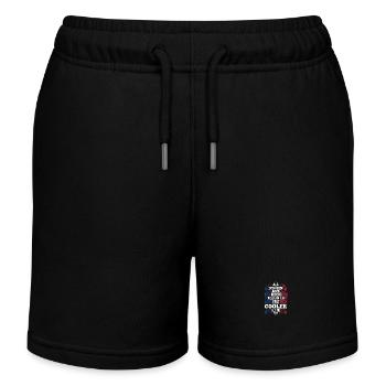 Tschechen Tschechisch Tschechien - Kinder Organic Joggingshorts Mini Bolter von Stanley/Stella - Schwarz - Vorne