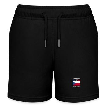 Tchèques République tchèque - Short de jogging enfant bio Stanley/Stella - noir - Devant
