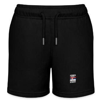 Serbe Serbe Allemagne Serbie - Short de jogging enfant bio Stanley/Stella - noir - Devant