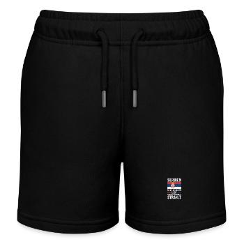 Serbe Serbe Serbie - Short de jogging enfant bio Stanley/Stella - noir - Devant