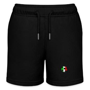 Italien Italiener Vaffanculo - Kinder Organic Joggingshorts Mini Bolter von Stanley/Stella - Schwarz - Vorne