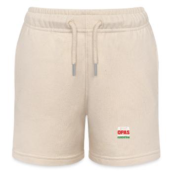 Kurden Opa Großvater Kurdistan - Kinder Organic Joggingshorts Mini Bolter von Stanley/Stella - Natur - Vorne