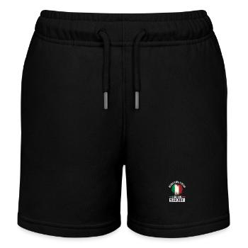 Italiens Home Italie - Short de jogging enfant bio Stanley/Stella - noir - Devant