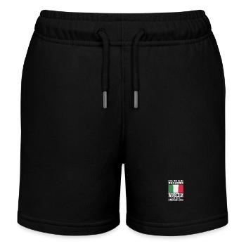 Italiens Rome Romains Italie - Short de jogging enfant bio Stanley/Stella - noir - Devant