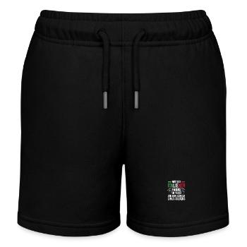 Italiener Italien - Kinder Organic Joggingshorts Mini Bolter von Stanley/Stella - Schwarz - Vorne