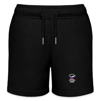 Slowenen Slowenien - Kinder Organic Joggingshorts Mini Bolter von Stanley/Stella - Schwarz - Vorne