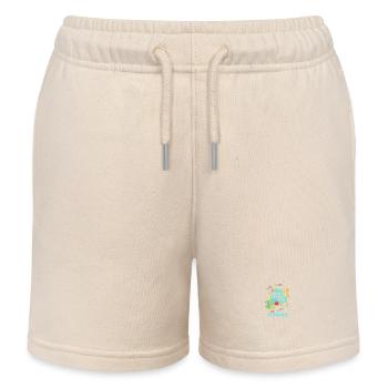 Cadeau de l’école primaire de première année 2024 - Short de jogging enfant bio Stanley/Stella - écru doux - Devant