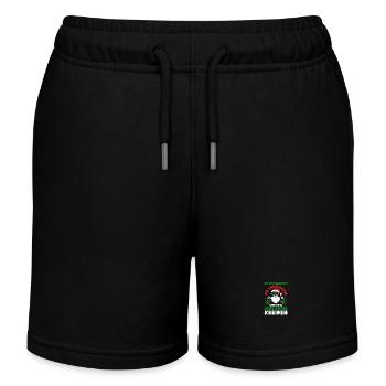 Weihnachtsmann Weihnachten Schule Lehrer - Kinder Organic Joggingshorts Mini Bolter von Stanley/Stella - Schwarz - Vorne