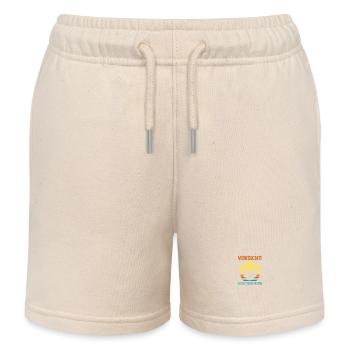 Barbu Barbu Barbe - Short de jogging enfant bio Stanley/Stella - écru doux - Devant