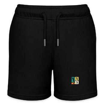 Joueur de fléchettes Fléchettes - Short de jogging enfant bio Stanley/Stella - noir - Devant