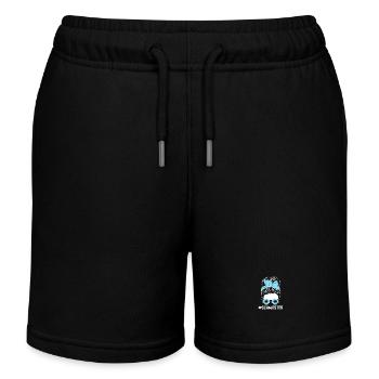 Eishockeyspieler Schwester Eishockey - Kinder Organic Joggingshorts Mini Bolter von Stanley/Stella - Schwarz - Vorne