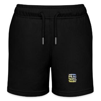 Prague 2025 - Short de jogging enfant bio Stanley/Stella - noir - Devant