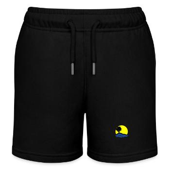 Palmier de l’île d’été - Short de jogging enfant bio Stanley/Stella - noir - Devant