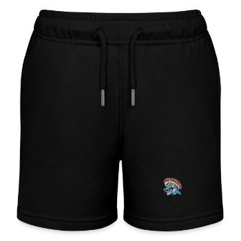 Dauphin Drôle Sombrero - Short de jogging enfant bio Stanley/Stella - noir - Devant