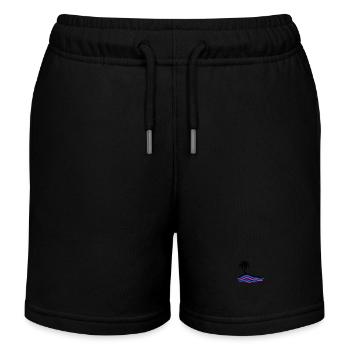 Île Palm Sea - Short de jogging enfant bio Stanley/Stella - noir - Devant