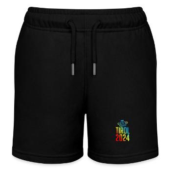 Tyrol 2024 Coloré - Short de jogging enfant bio Stanley/Stella - noir - Devant