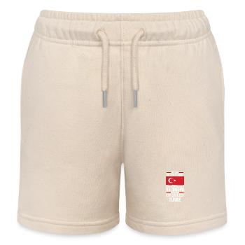Türken Türkisch Türkei - Kinder Organic Joggingshorts Mini Bolter von Stanley/Stella - Natur - Vorne