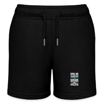 Kasachen Mama Mutter Kasachstan - Kinder Organic Joggingshorts Mini Bolter von Stanley/Stella - Schwarz - Vorne