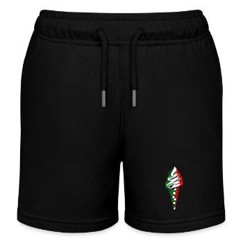 italienisches Eis - Kinder Organic Joggingshorts Mini Bolter von Stanley/Stella - Schwarz - Vorne