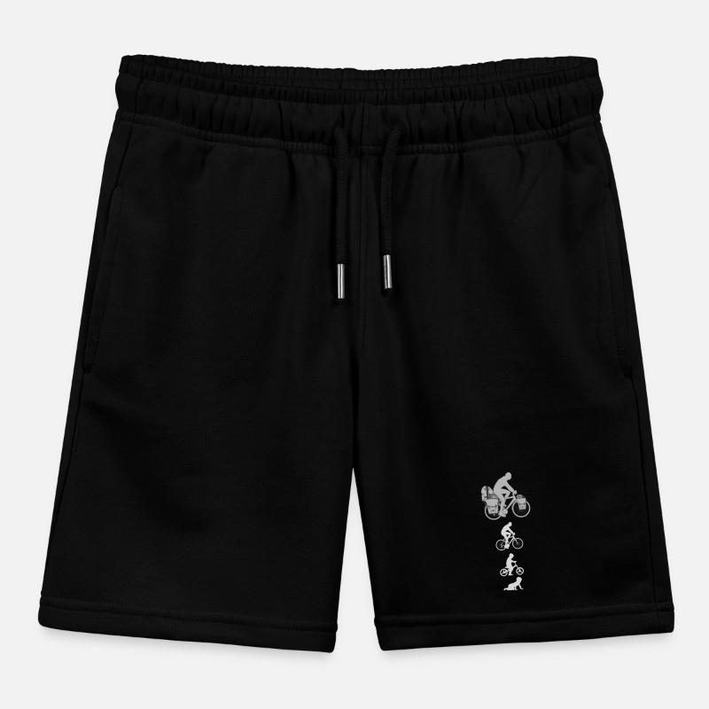 Evolution Rad weiss Kinder Organic Joggingshorts Mini Bolter von Stanley/Stella