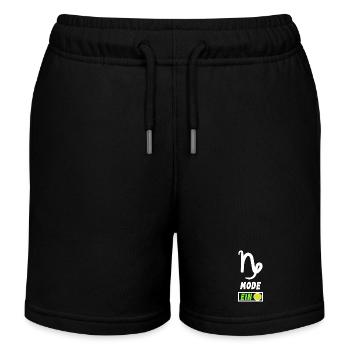 Astrology Statement Horoscope Capricorn Zodiac - Kids Organic Sweat Shorts by Stanley/Stella - black - Front