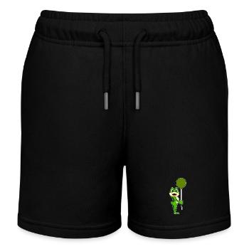 Frosch Luftballon - Kinder Organic Joggingshorts Mini Bolter von Stanley/Stella - Schwarz - Vorne