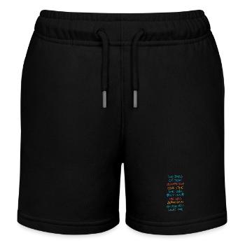 Vivre simple 2 - Short de jogging enfant bio Stanley/Stella - noir - Devant