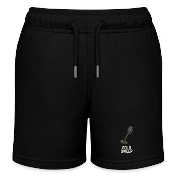 Introverted metal detector hobbyist - Kids Organic Sweat Shorts by Stanley/Stella - black - Front
