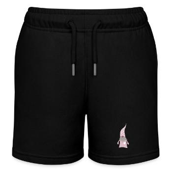 Wichtel Dots Punkte rosa Pastell Weihnachten Xmas - Kinder Organic Joggingshorts Mini Bolter von Stanley/Stella - Schwarz - Vorne