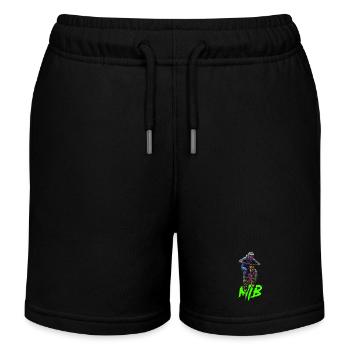 MTB bike - Kinder Organic Joggingshorts Mini Bolter von Stanley/Stella - Schwarz - Vorne