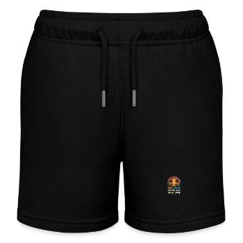 Amsterdam Sommer Vibes - Kinder Organic Joggingshorts Mini Bolter von Stanley/Stella - Schwarz - Vorne